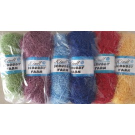 Scrubby Yarn x 6 colours